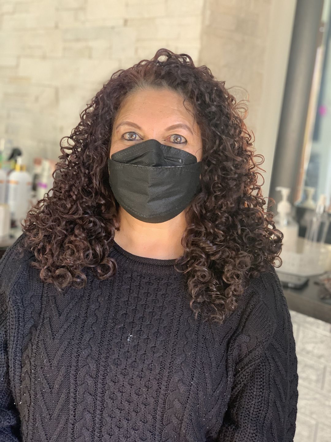 Customer photo review of Coiling Me Softly Curl Custard