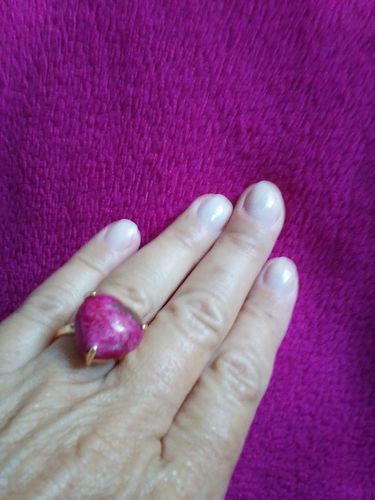 Customer photo review of HEILENDES-HERZ EDELSTEIN RING