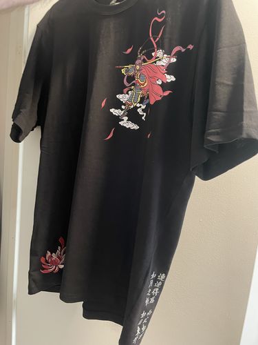 Customer photo review of Sun Wukong Embroidery T-shirt