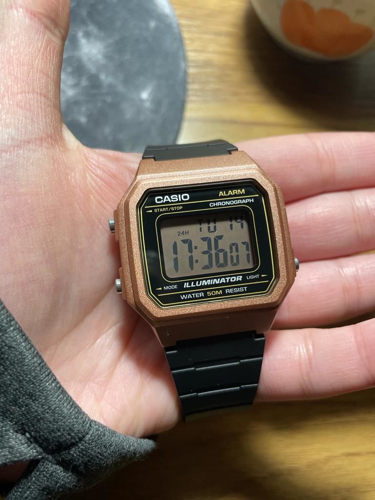 Customer photo review of Reloj Casio Vintage W-217HM-5AVDF Rosado