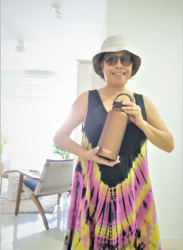 Customer photo review of 32oz Metallic Ace Bottle 950ml