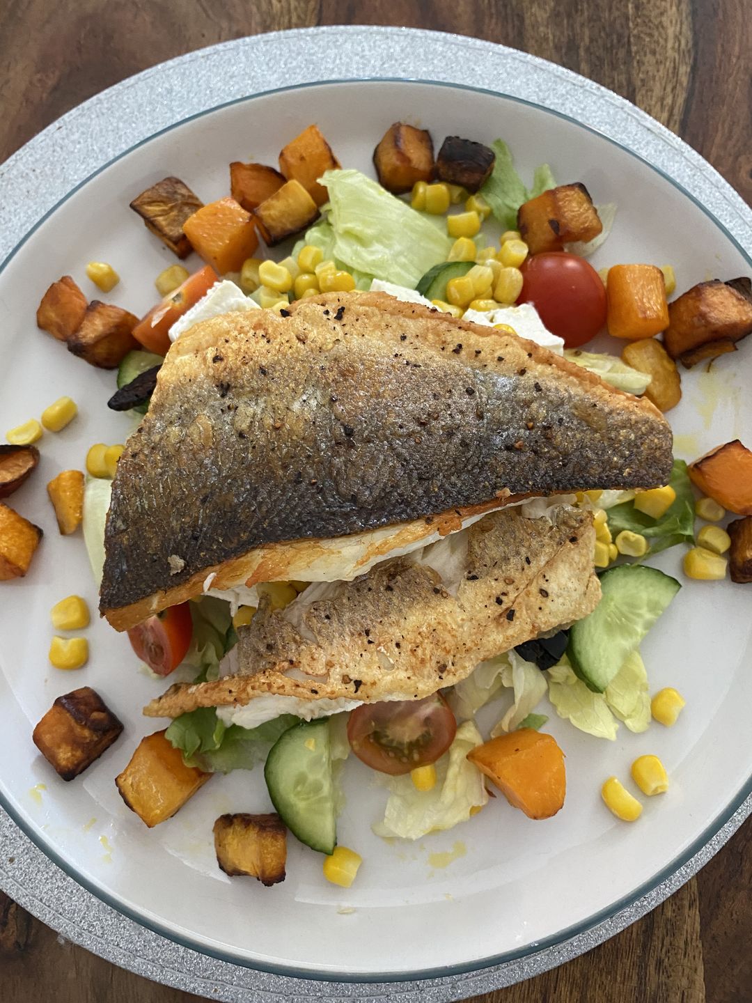 Customer photo review of Sea Bass fillet
