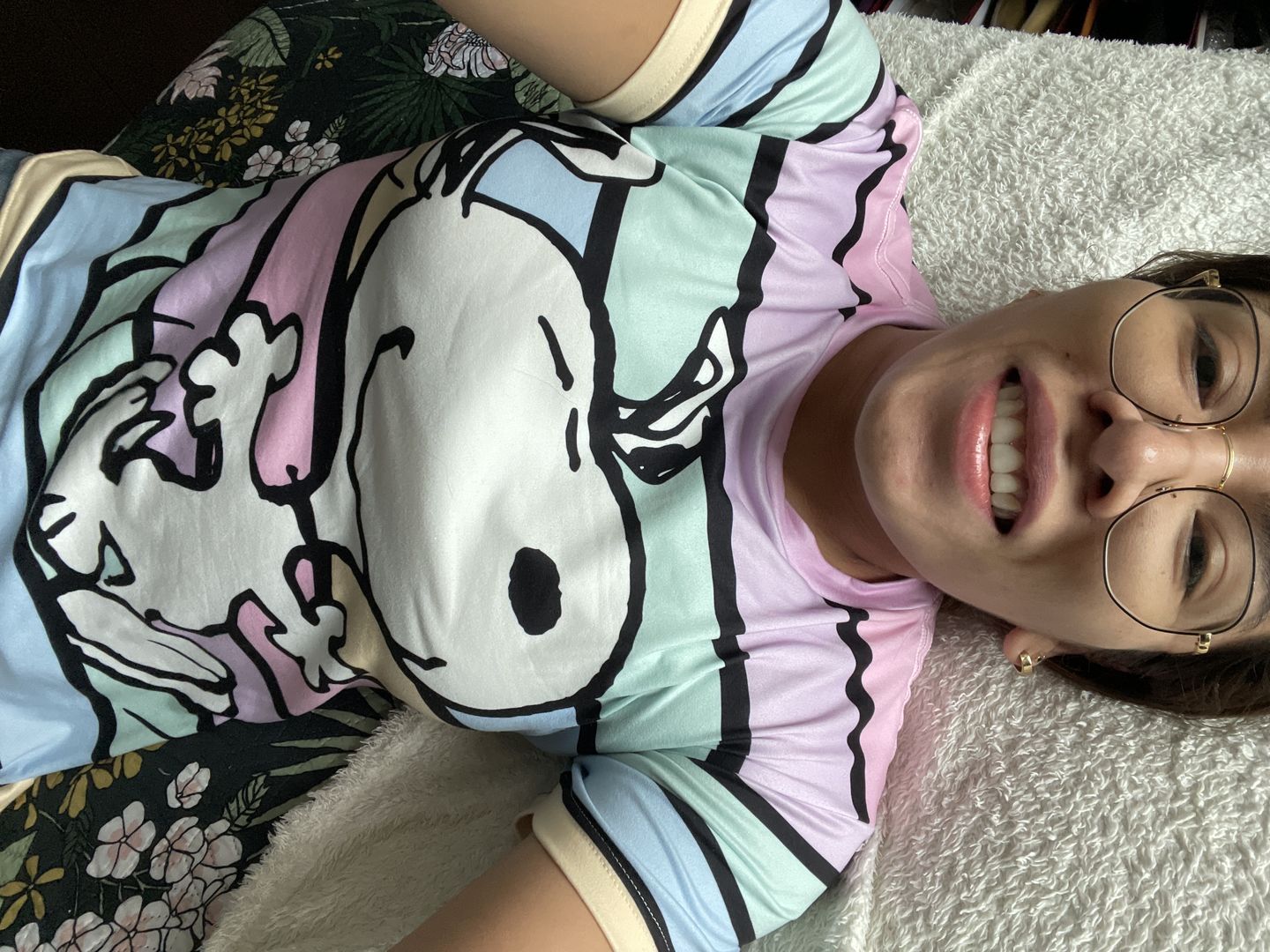 Customer photo review of Playera Snoopy Super Colors