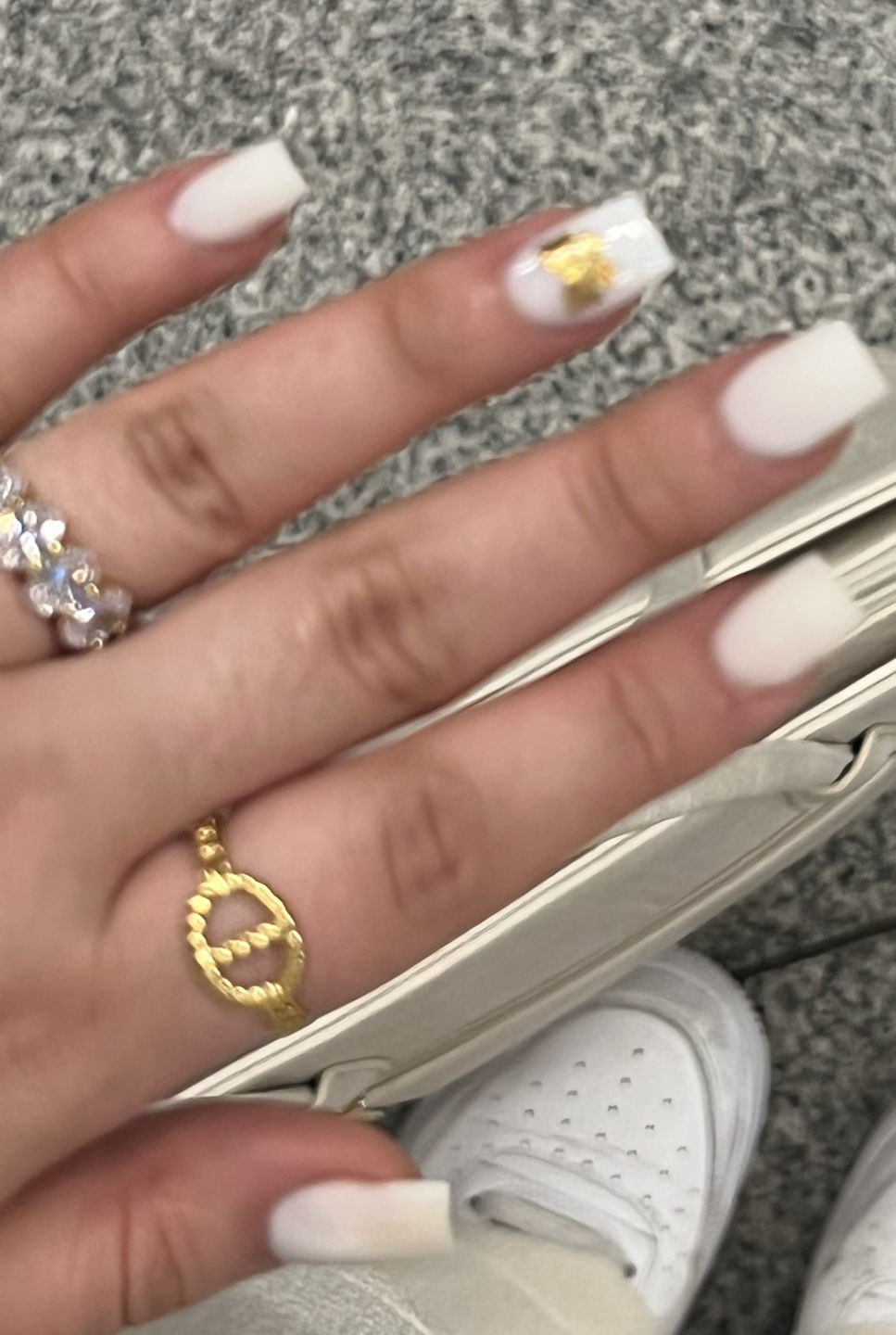 Customer photo review of Azura Ring | 18K vergoldet