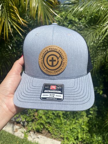 Customer photo review of Richardson 112 Custom Leather Patch Hat