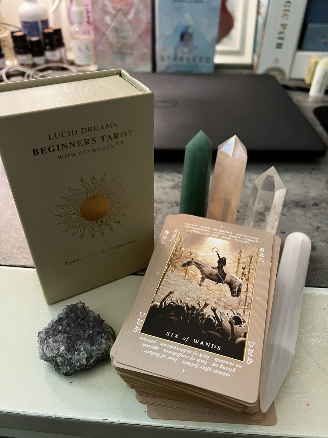 Customer photo review of Lucid Dreams Beginners Tarot