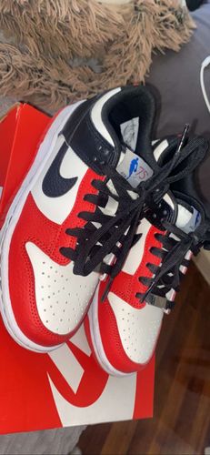 Customer photo review of Nike Dunk x NBA Low EMB '75th Anniversary - Bulls' Women's (GS)