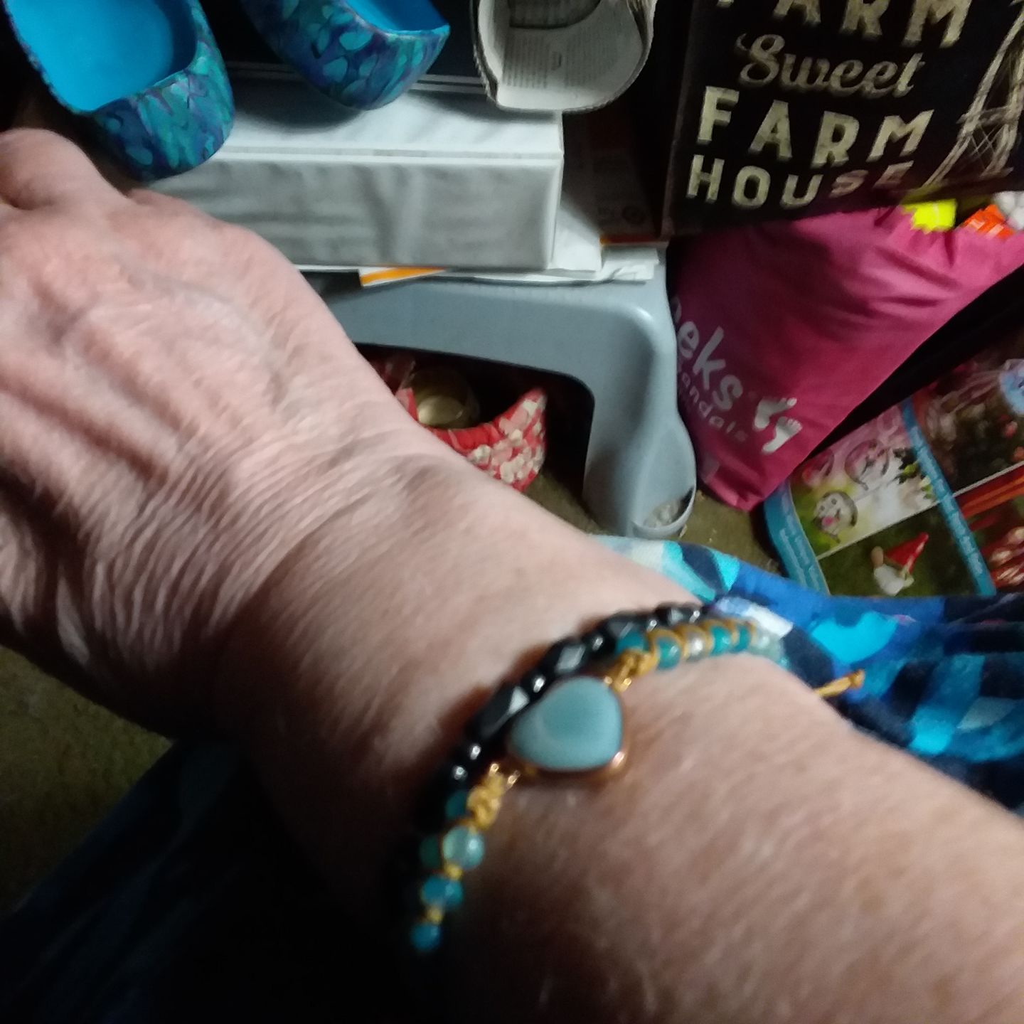 Customer photo review of From the Heart Amazonite Bracelet