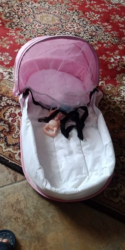 Customer photo review of Lit bébé portable - Passion Bébé