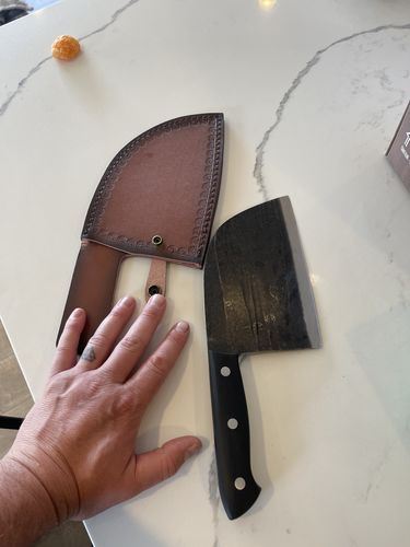 Customer photo review of The Nikos Knife™