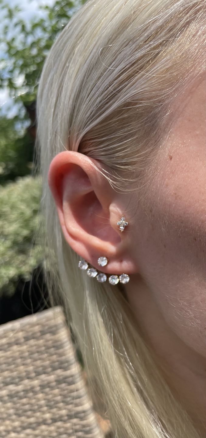 Customer photo review of Rania | Ear Jacket Ohrstecker