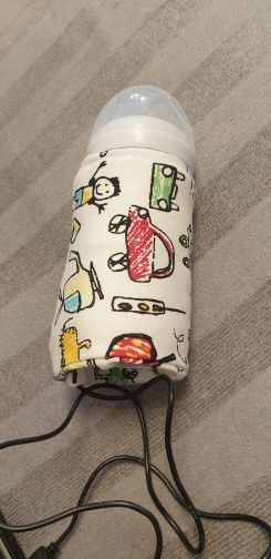 Customer photo review of Chauffe biberon portable USB - Passion Bébé