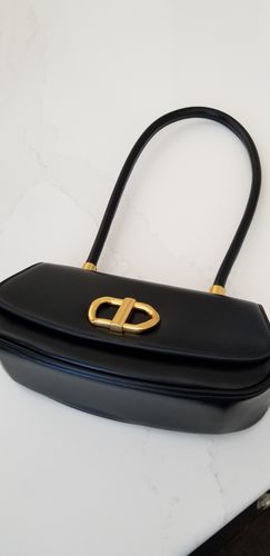 Customer photo review of Metallic Detail Flap Shoulder Bag
