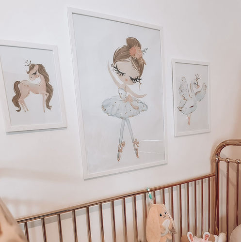 Customer photo review of Princess Ballerina Canvas Prints