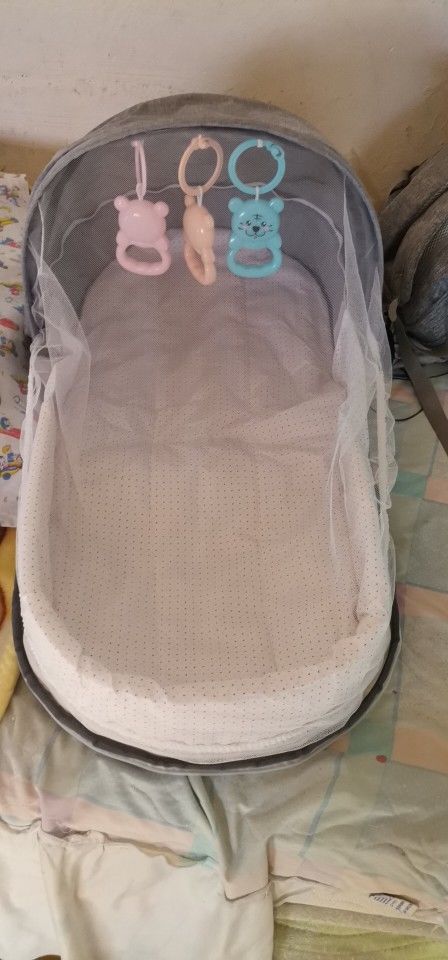 Customer photo review of Lit bébé portable - Passion Bébé
