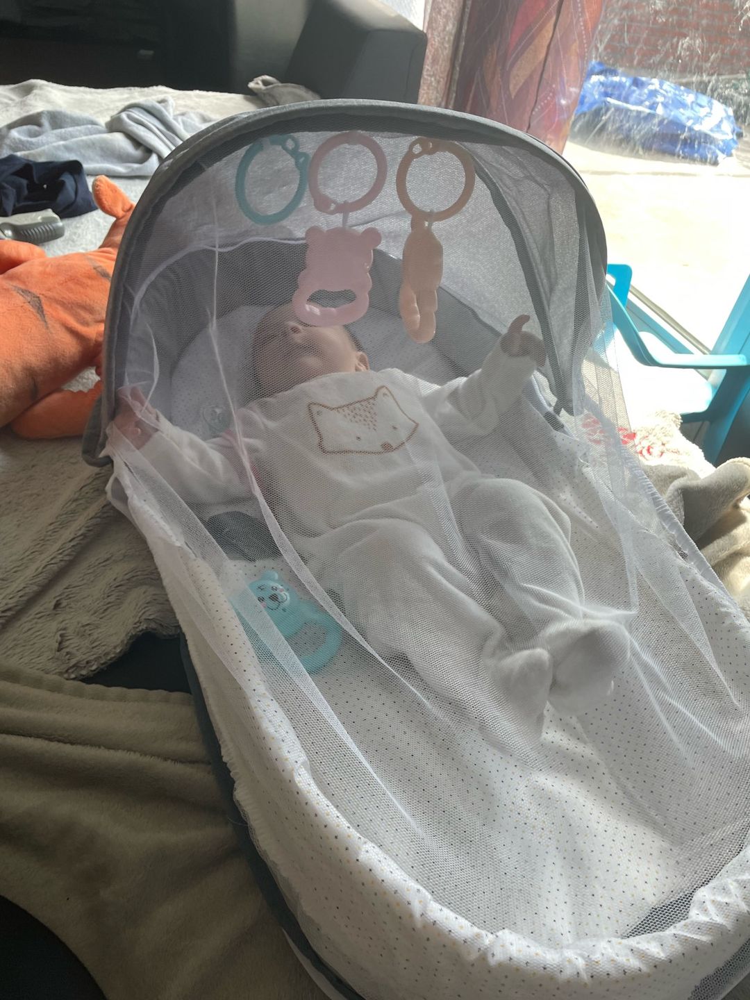 Customer photo review of Lit bébé portable - Passion Bébé