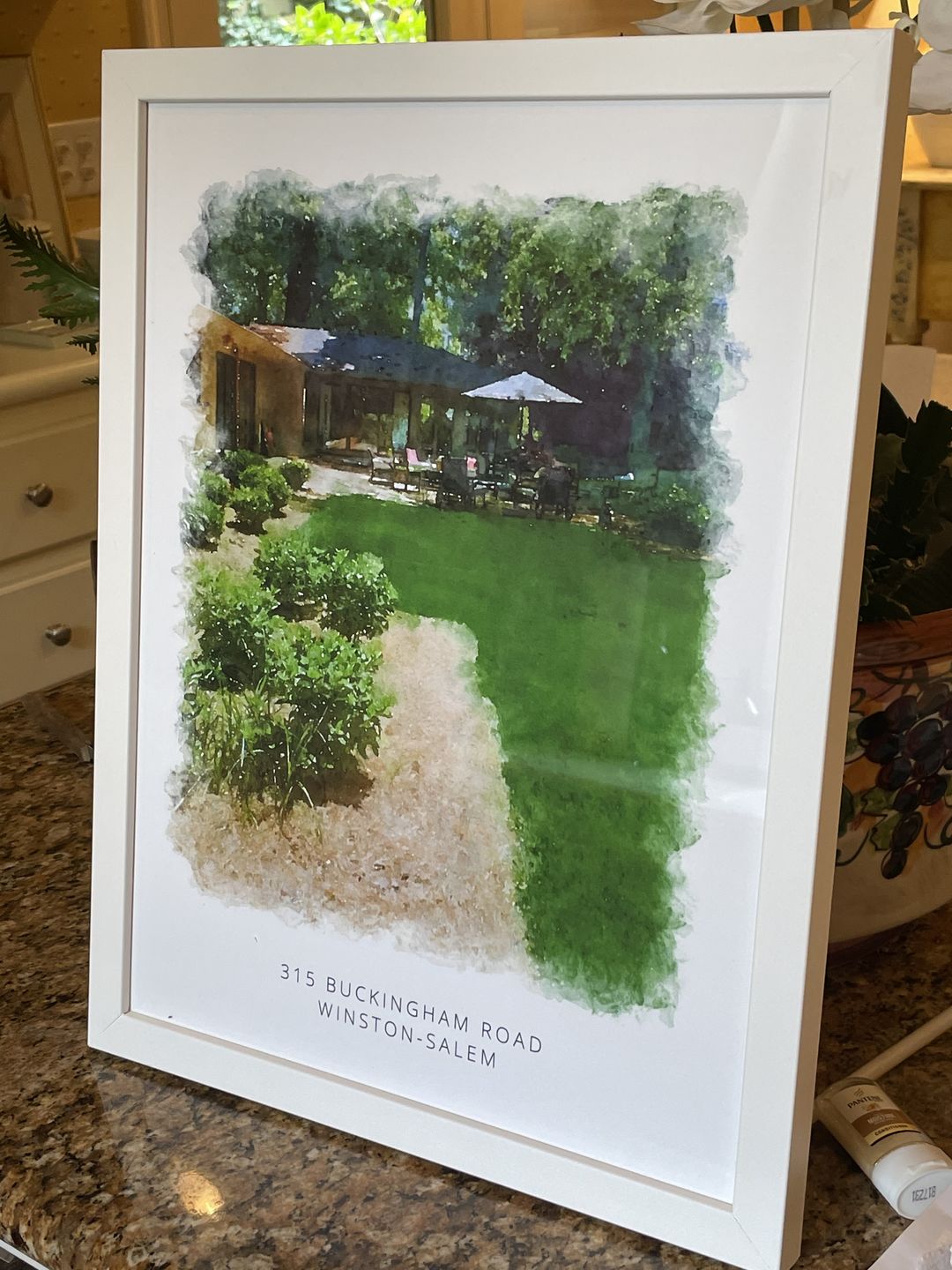 Customer photo review of Custom Favorite Place Portrait