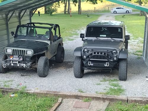 Customer photo review of Gladiator Grille w/ LED Off-Road Lights for 07-18 Jeep Wrangler JK
