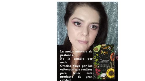 Customer photo review of Máscara de pestañas "10 aceites naturales"