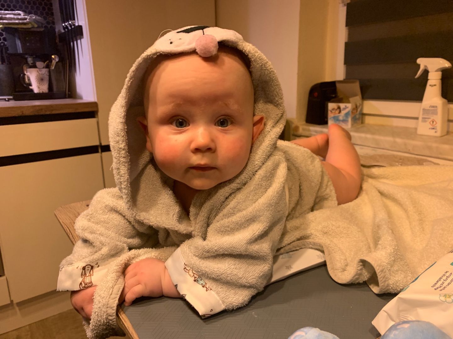 Customer photo review of Peignoir bébé 0-18 mois - Passion Bébé
