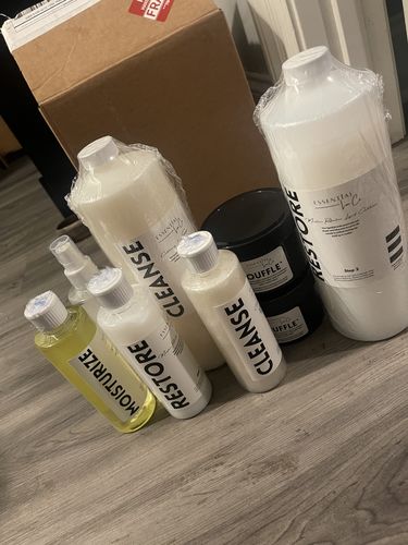 Customer photo review of Cleanse + Restore Set: Step 1 & 2