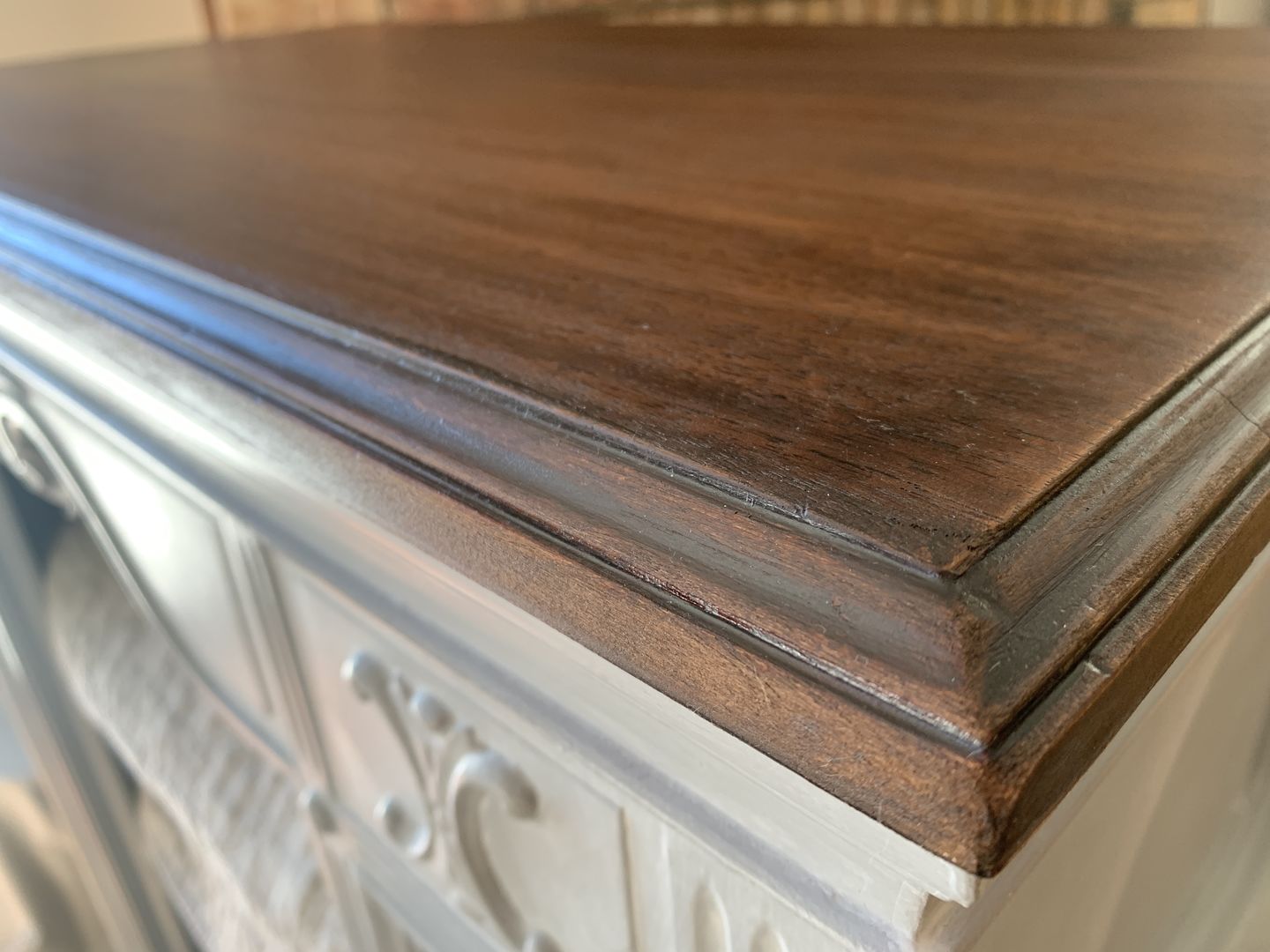 Customer photo review of Auburn Mahogany - Gel Stain