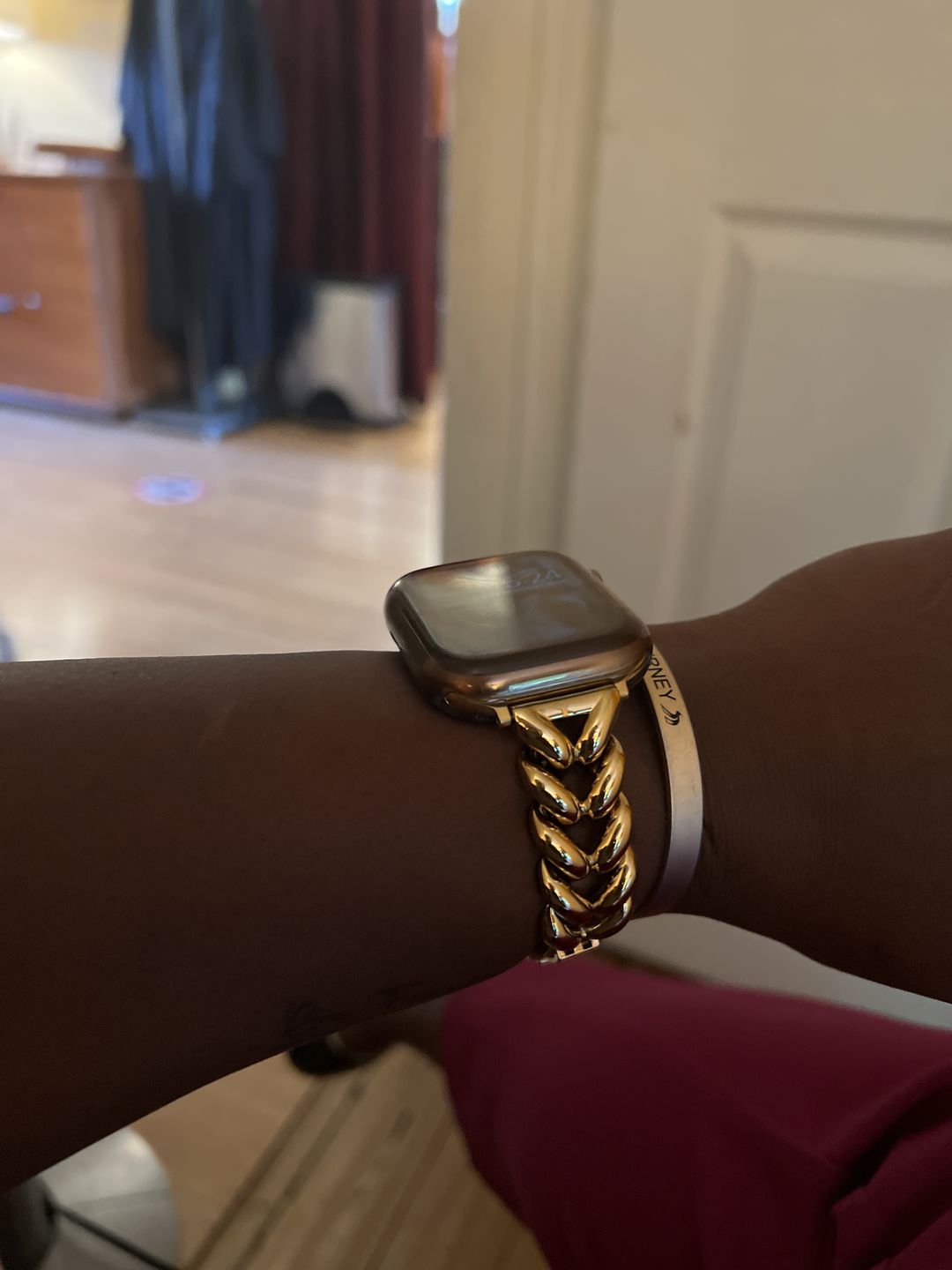 Customer photo review of Herringbone Band for the Apple Watch