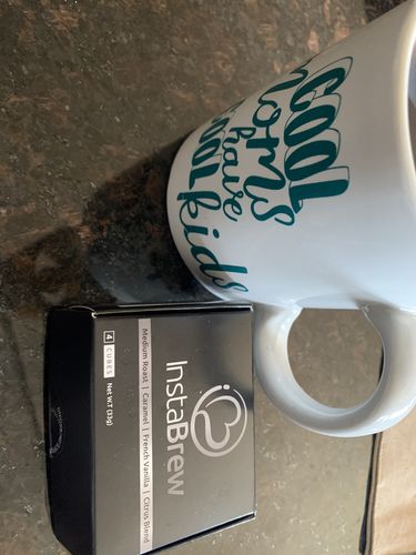 Customer photo review of InstaBrew Coffee Sample (FREE with Survey) - Add FREE Coupon at Checkout