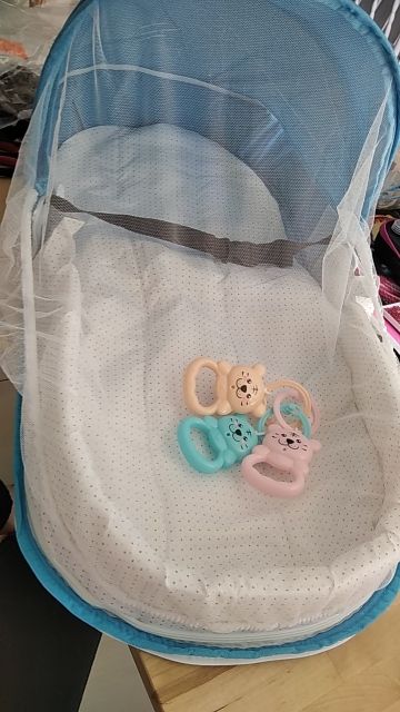 Customer photo review of Lit bébé portable - Passion Bébé
