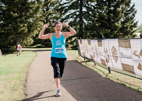 Customer photo review of One More Mile Racerback Tanktop