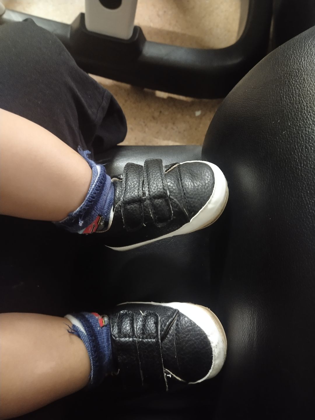 Customer photo review of Eddie Soft Sole Shoes - Black