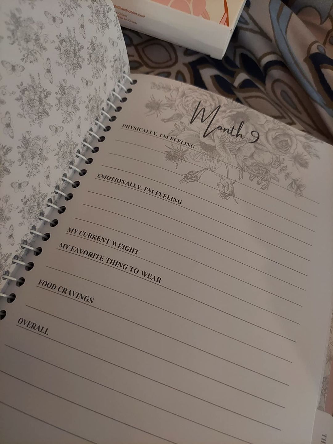 Customer photo review of Pregnancy Journal (Blossom)