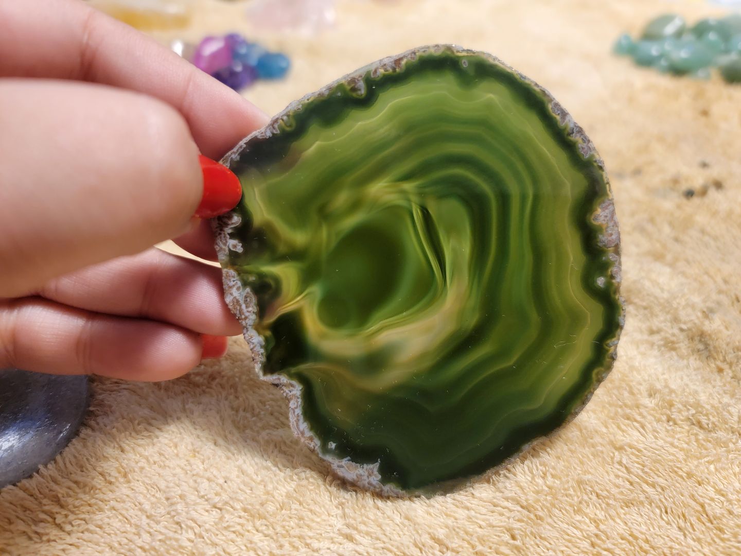 Customer photo review of Agate Slice
