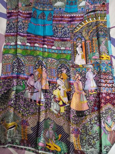 Customer photo review of Pashtush Women'S Soft Bamboo Scarf, Casual Shawls, Stoles, Wraps (Soft Bamboo) - Darbar