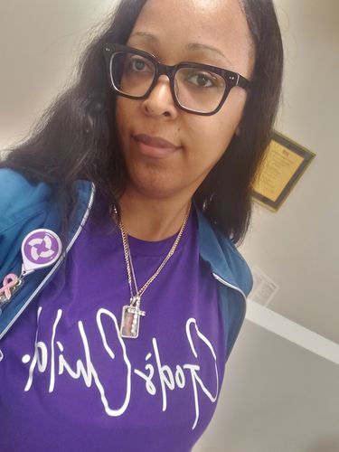 Customer photo review of God`s Child "Big Signature" Tee