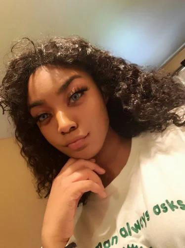 Customer photo review of Dawn Colored Contact Lenses
