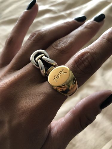 Customer photo review of Bague Laurent Or