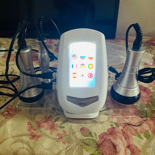 Customer photo review of 40KHZ Fat Cavitation Machine | Ultrasonic Cavitation RF Weight Loss Beauty Machine