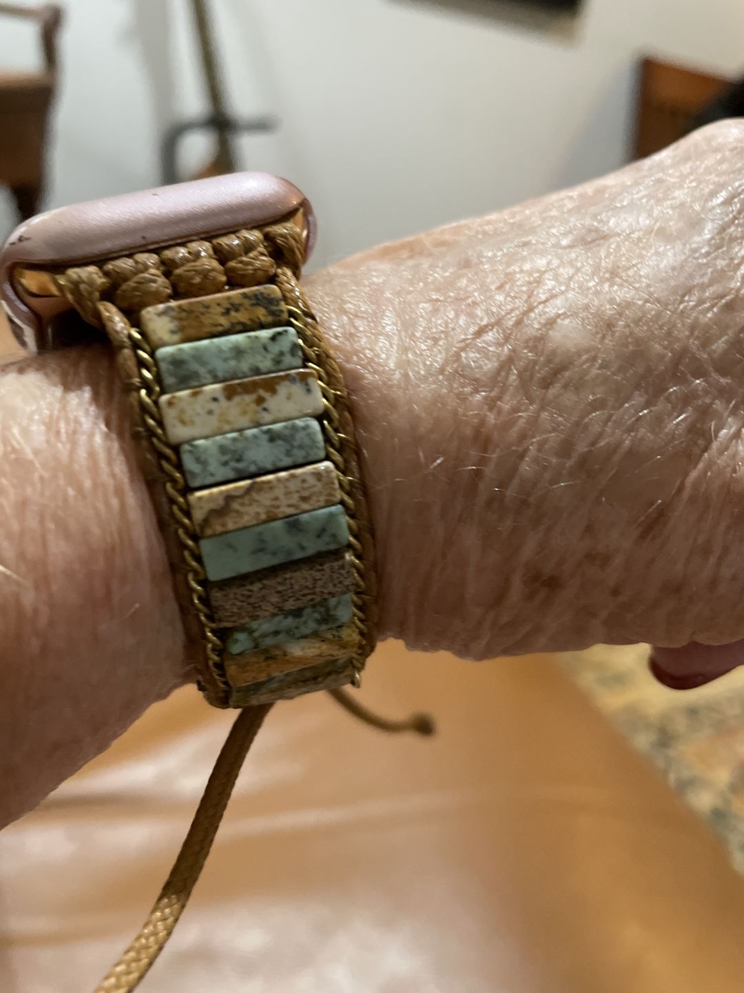 Customer photo review of Indigenous Coast Apple Watch Strap