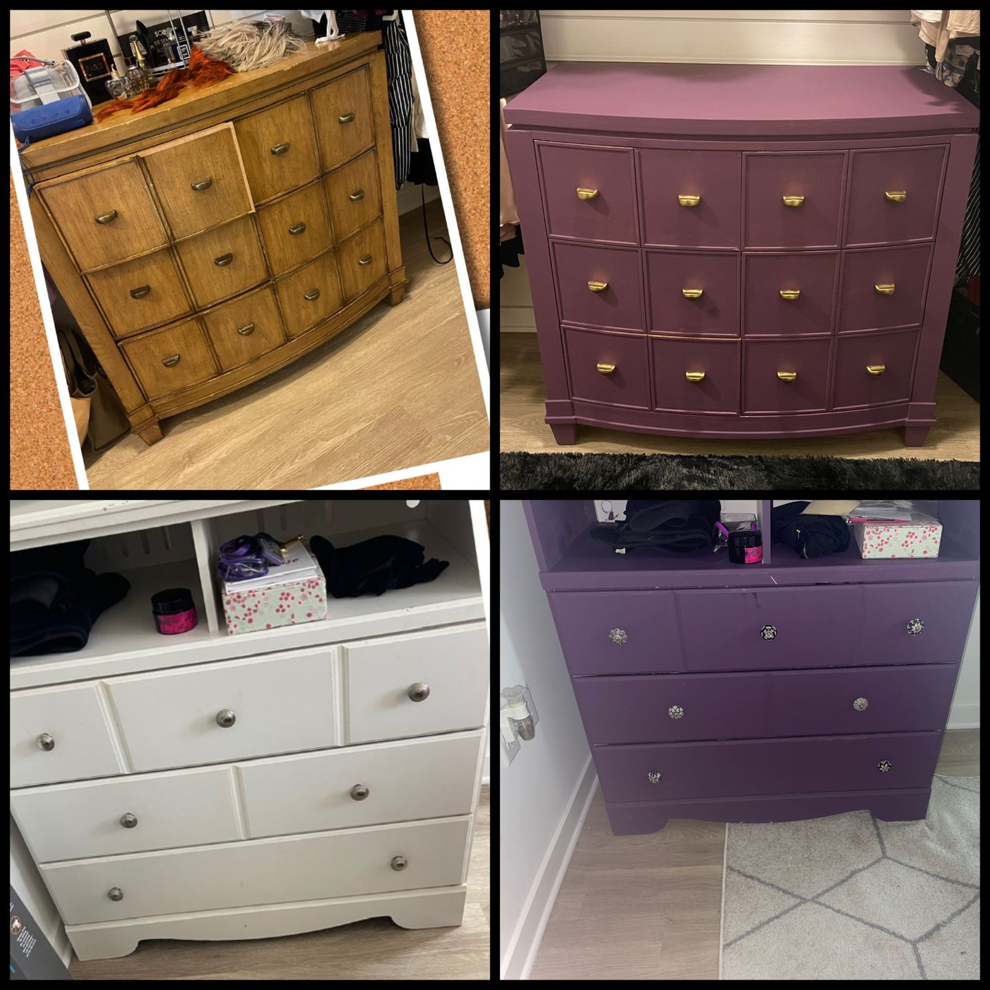 Customer photo review of Going Plum Crazy - One Step Paint