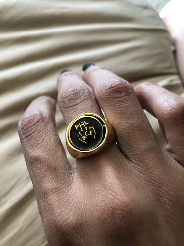 Customer photo review of Bague réversible F**K or