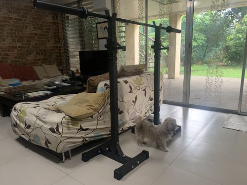 Customer photo review of Tydax Competition Barbell - 15kg Olympic Bar
