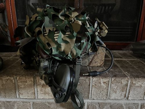 Customer photo review of Predator Ghillie™ Helmet Cover