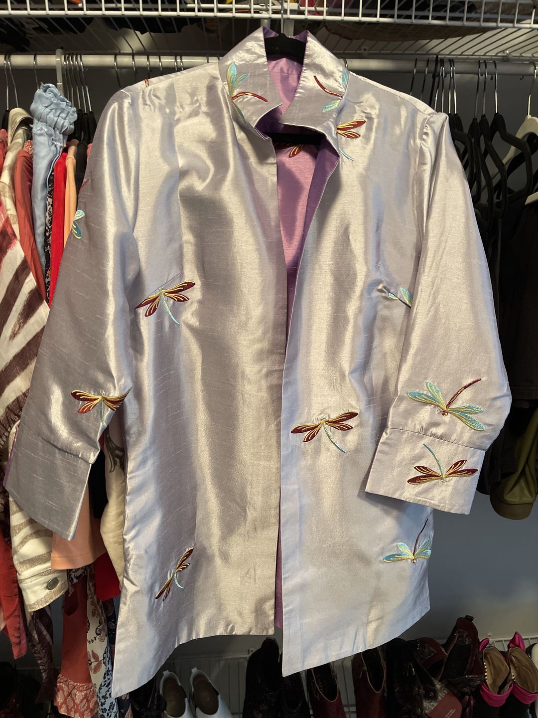 Customer photo review of HEIDI DAUS®"Heidi's Signature Damoiselle" Reversible Dragonfly Jacket