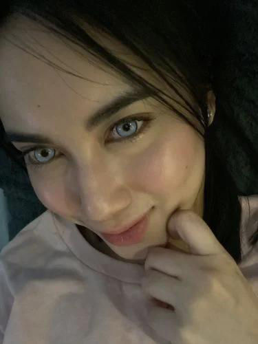 Customer photo review of Dawn Colored Contact Lenses