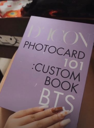 Customer photo review of BTS D-ICON (DICON) Photocard 101 : Custom Book