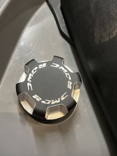 Customer photo review of Krossflow Billet Gas Cap 2.0 Black