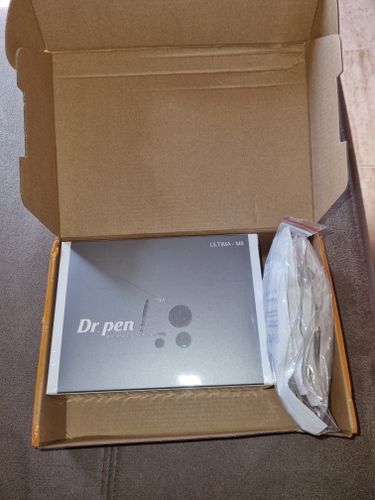 Customer photo review of Dr Pen M8 With Cartridges | Derma Microneedling Pen Skin Care Kit