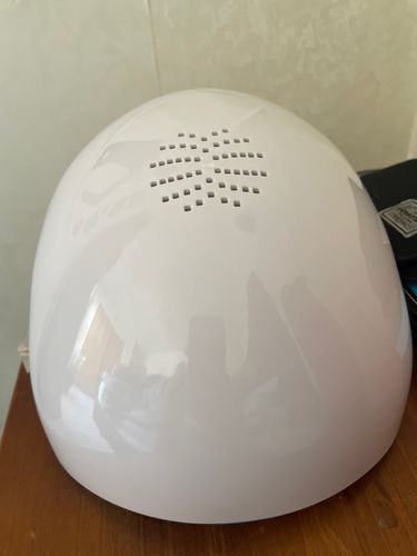 Customer photo review of Laser Cap For Hair Growth 678nm Treatment Anti Hair Loss