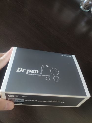 Customer photo review of Dr Pen M8 With Cartridges | Derma Microneedling Pen Skin Care Kit